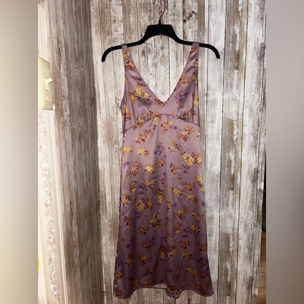 Hippie Rose Lavender Floral Dress
